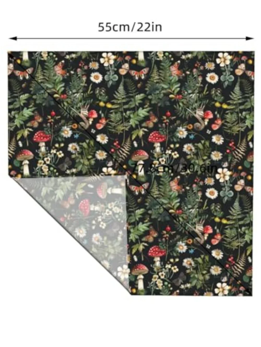 Silk-Like Satin Square Head Scarf, Fashion Hair Wrap, Neck Scarf & Purse Scarf